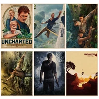 uncharted classic game art poster for living room bar decoration home decor