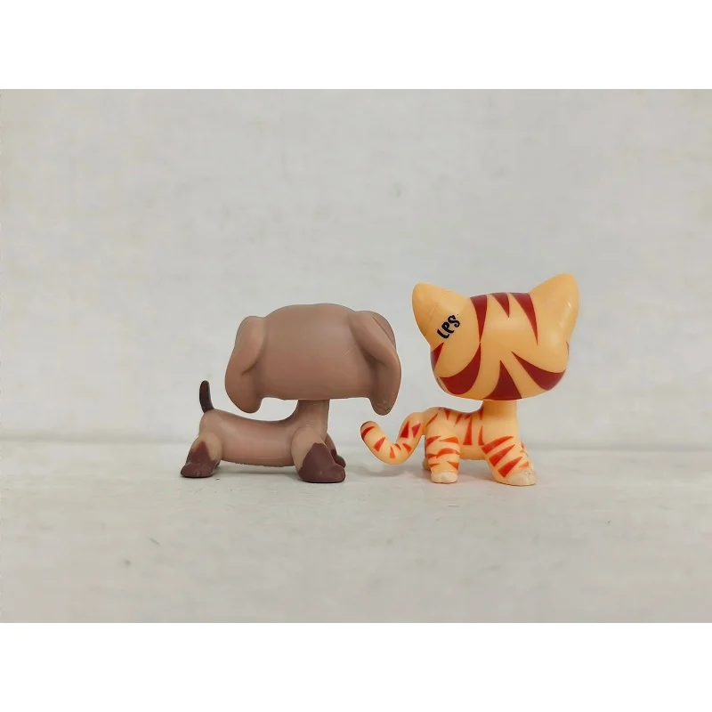 2 шт./лот LPS фигурка кошки и собаки # 518 1451 Вт/аксессуара Littlest Pet Shop игрушка