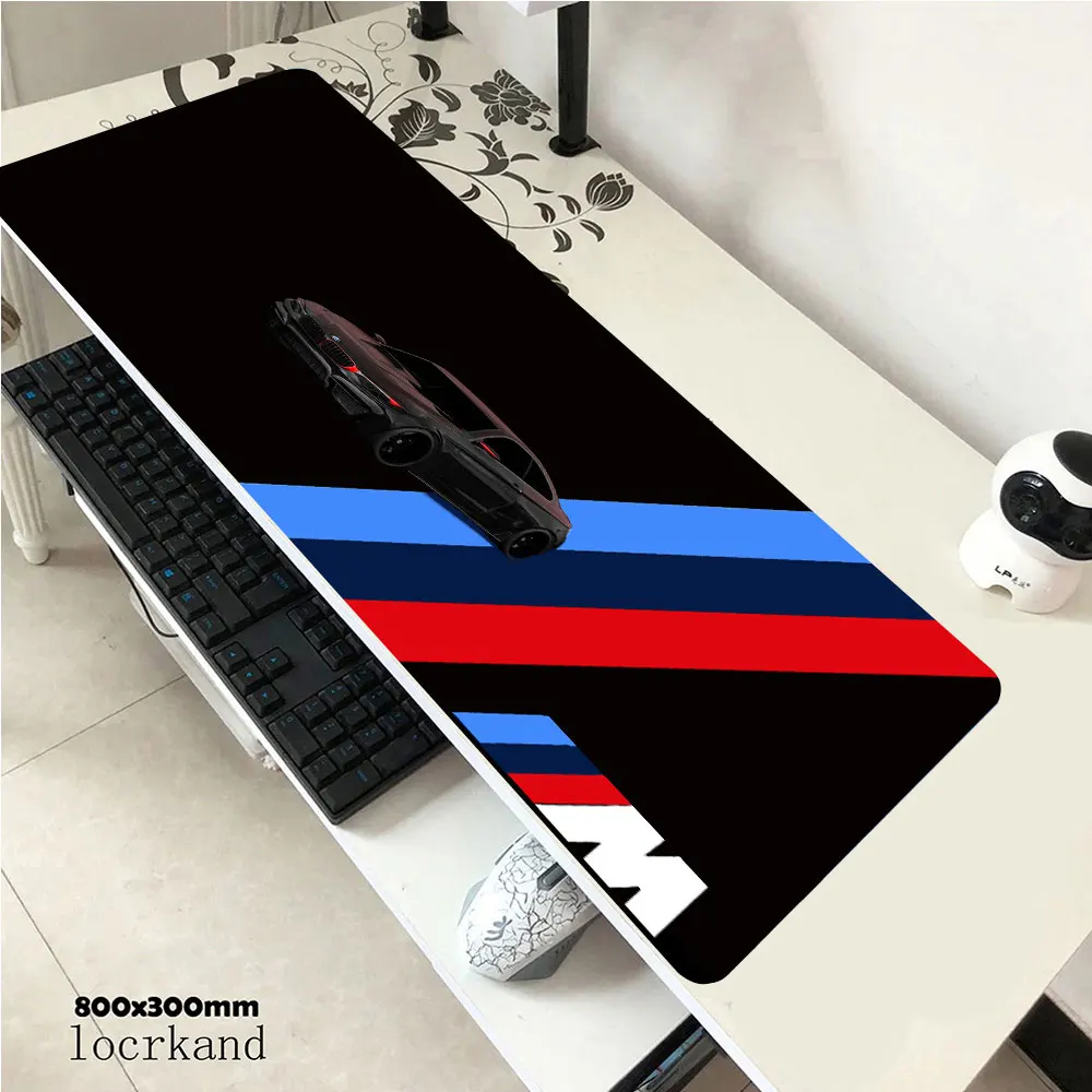 

Cool Car mouse Pad BMW Mouse pad Anime Gaming Mouse Mat 900X400 Rubber Keyboard Mause Pad For Computer Laptop mouse pad gift