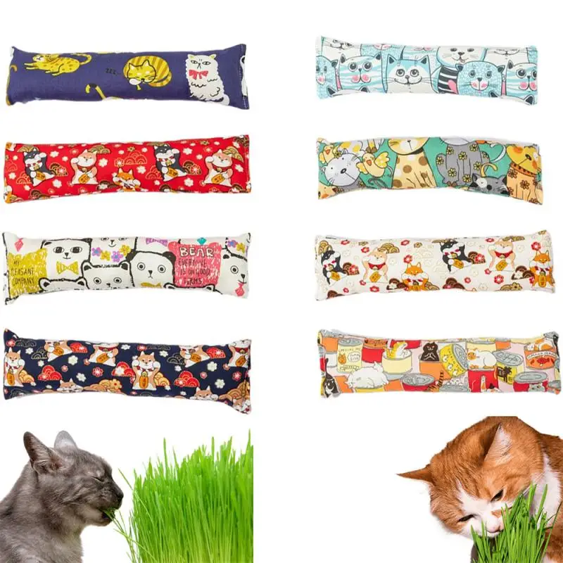 

Interactive Cat Mint Multifunctional Animal Print Cat Toy Self Hi High Quality Chew Toys Pet Accessories Creative Cat