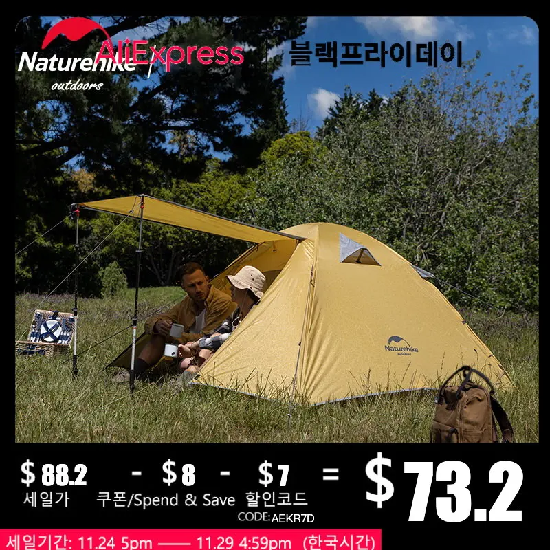 

Naturehike Camping Tent 2 3 4 Person Professional Tent Waterproof Embossing Mountaineering Ultralight Outdoor Backpacking Tent