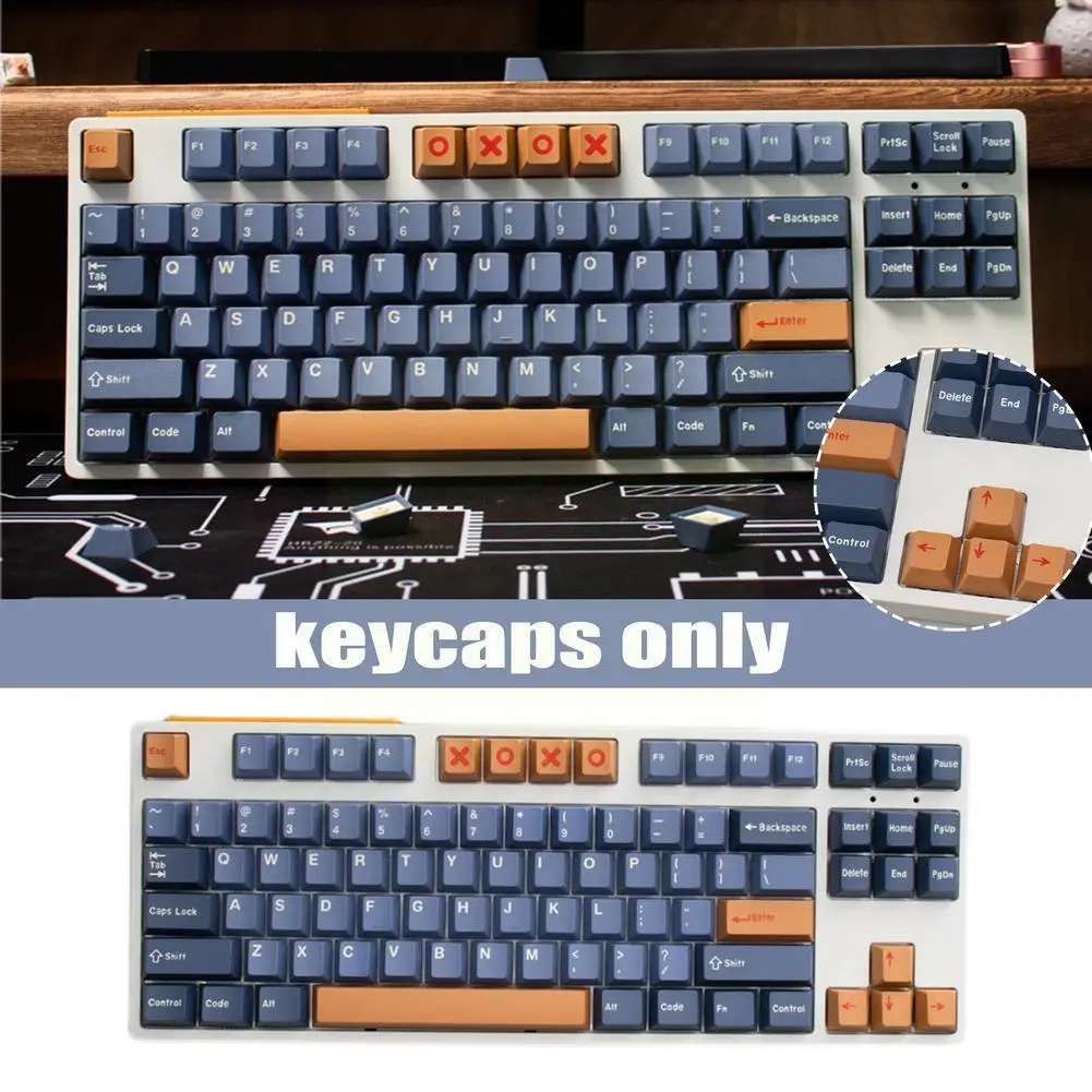 

171 Keycaps Double Shot For Profile Gmk Apollo Denim Ansi Iso Pbt Layout Keycap For Gmmk Pro Mechanical Gaming Keybo T5p6