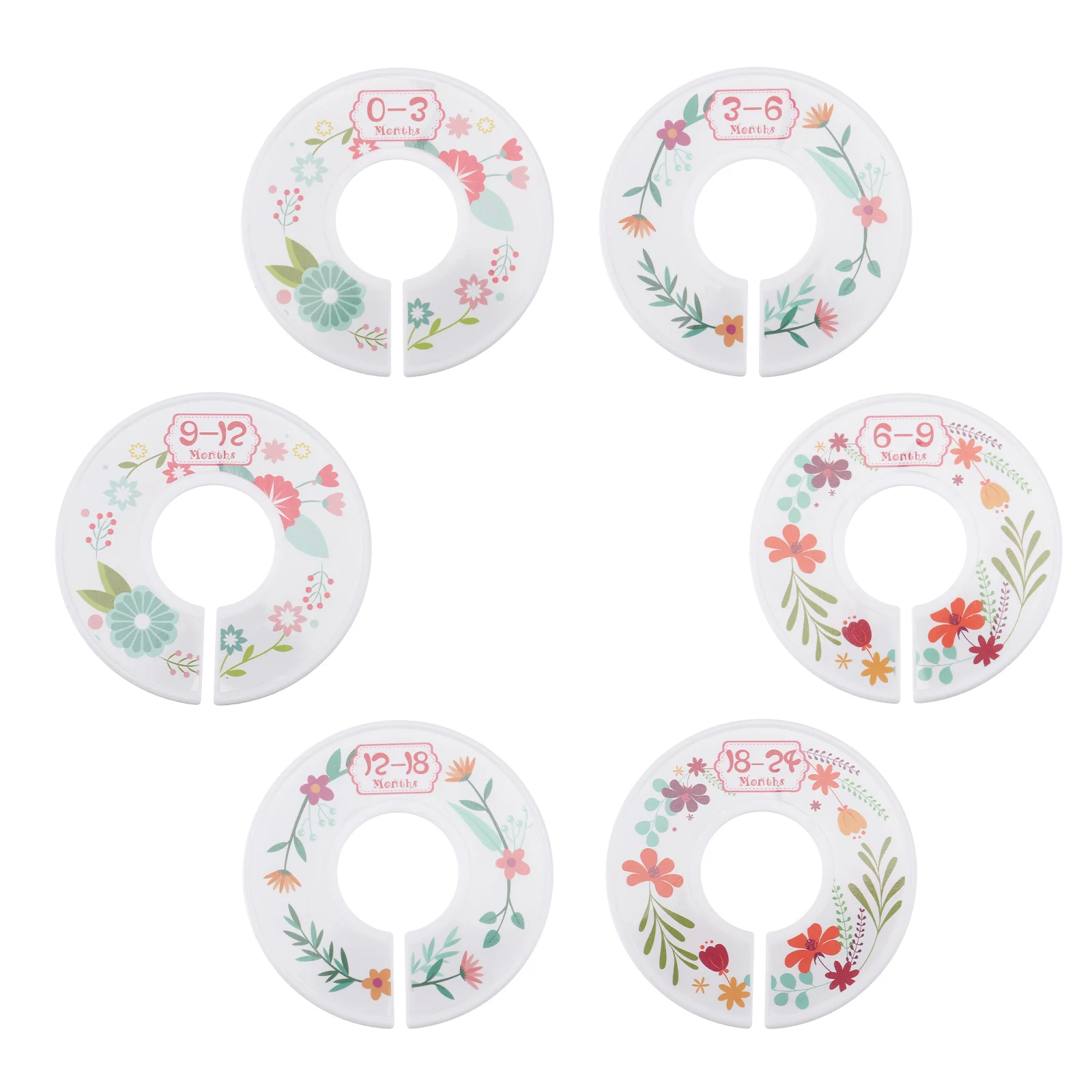 

Dividerscloset Baby Clothes Clothing Shelves Hanging Rack Size Girl Labels Kids Organizer Nursery