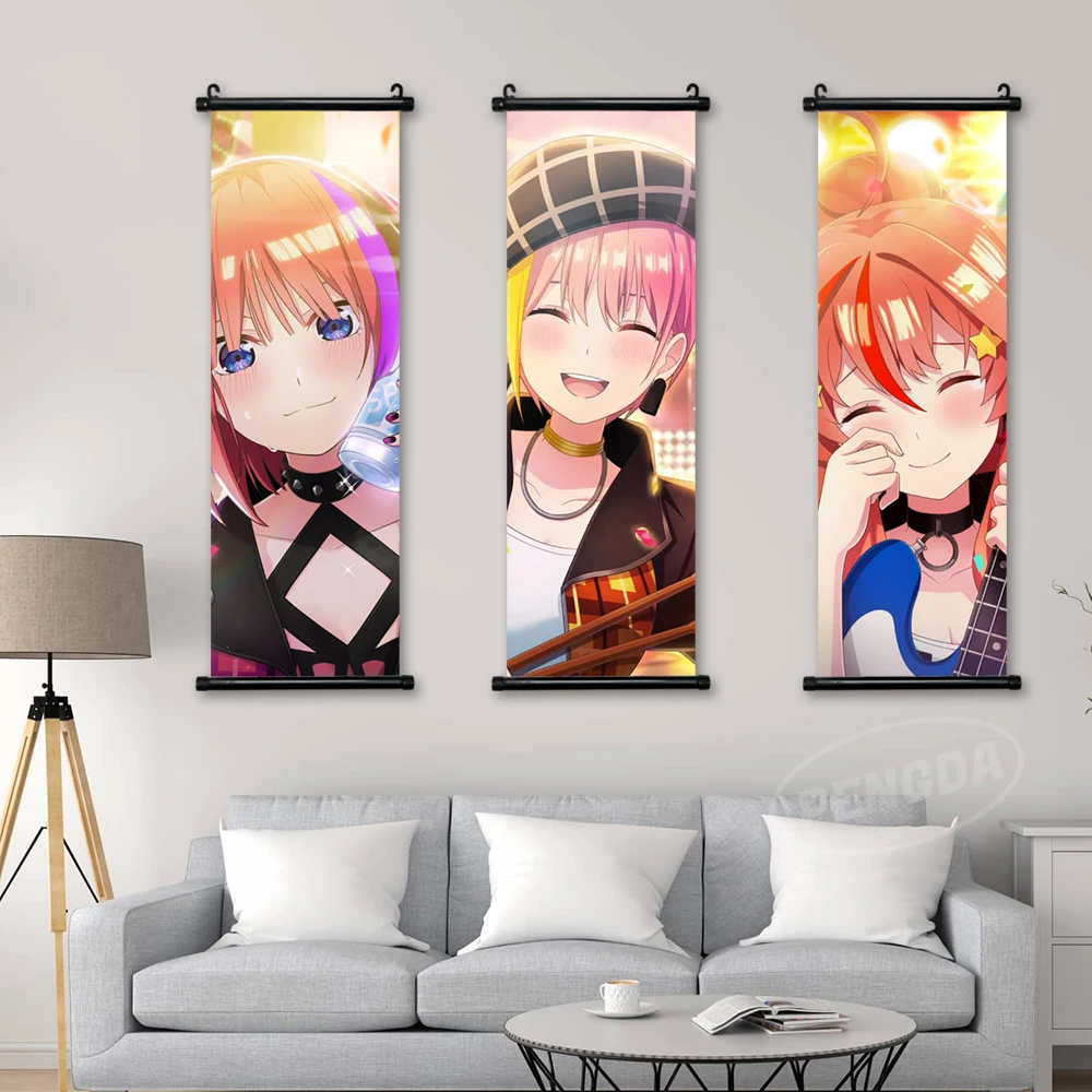 

Холст, украшение для дома, постер с квинтуплетами, печать картин, настенное искусство, Свиток, подвесная картина, прикроватный фон