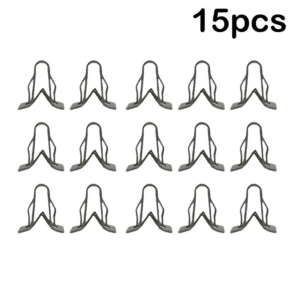 

Железный металлический автомобильный универсальный зажим, 15 шт., аксессуары для отделки салона автомобиля, металлические зажимы-застежки