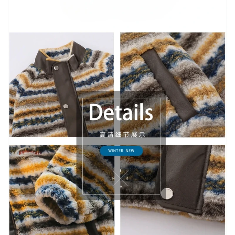 Beianji мужская куртка-пуховик ретро-дизайн с цветной полоской для пар хлопковой