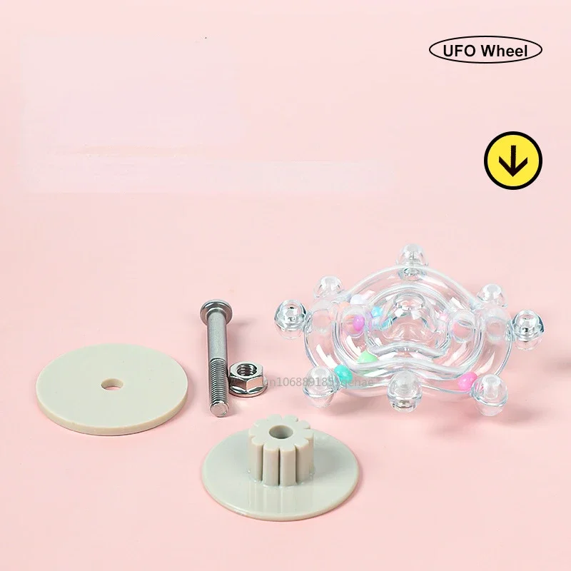 Погремушка-колесо для попугаев Интерактивная игрушка птиц поворотный круг