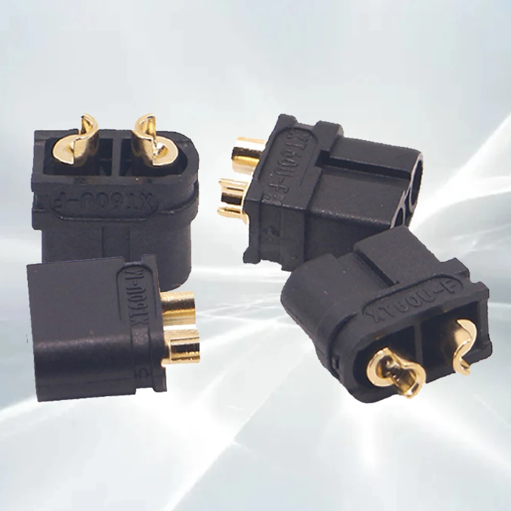 

10pcs Amass XT60U Male Female Bullet Socket Connectors Plugs for Flight Controller RC Lipo Enhanced Battery Wholesale (5Pairs)
