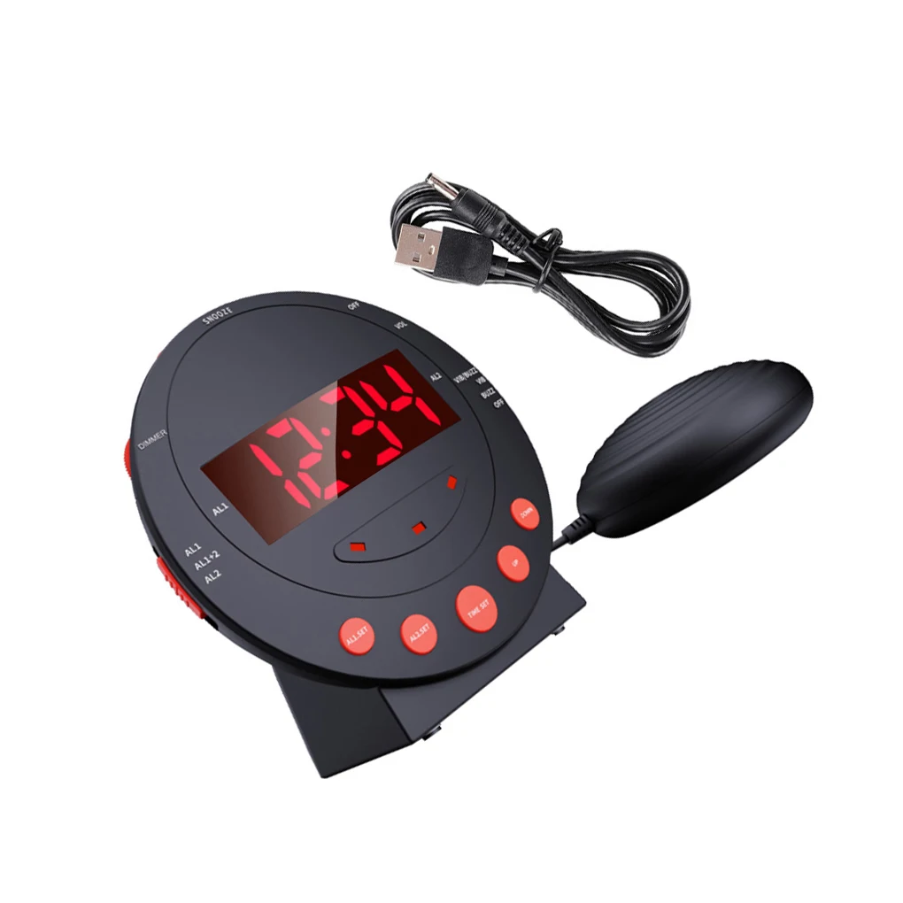 

Будильник, устройство для дома, товары для дома, Шокирующая функция, домашние аксессуары, милый подарок, настольные часы с электрической регулируемой кнопкой