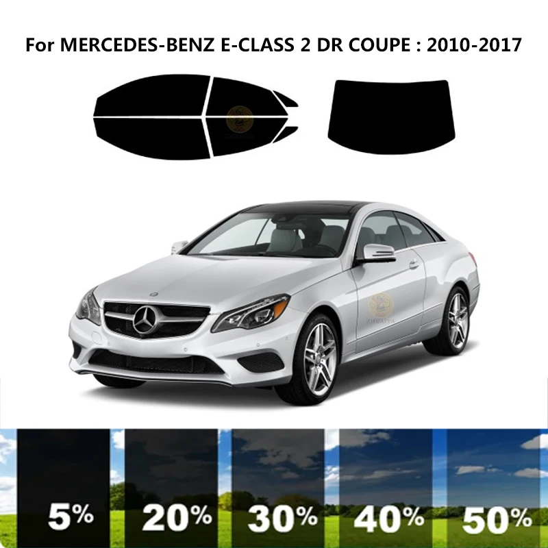 

Precut nanoceramics car UV Window Tint Kit Automotive Window Film For MERCEDES-BENZ E-CLASS 2 DR COUPE 2010-2017