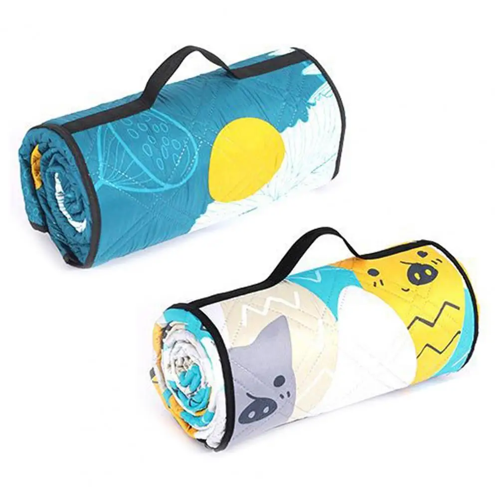 

Waterproof Pocket Beach Blanket Folding Camping Mat Mattress Portable Lightweight Mat Outdoor Picnic Mat Sand Beach Mat