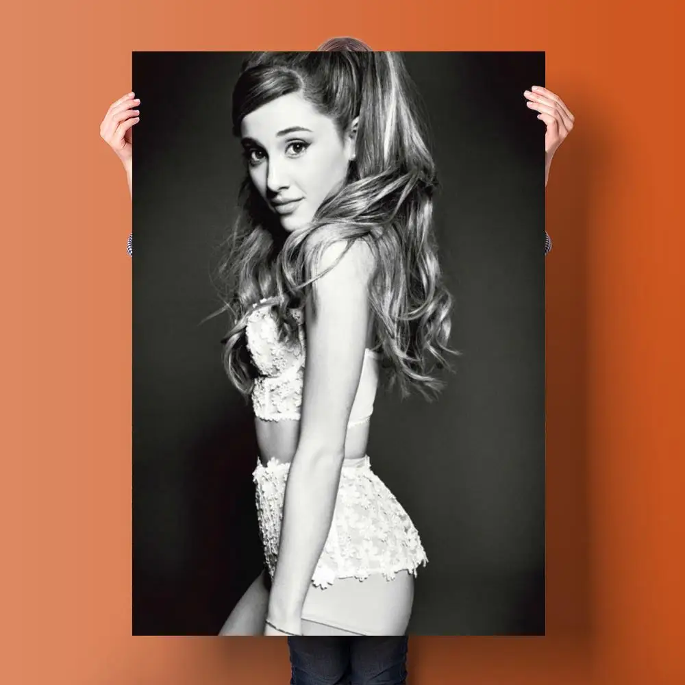 Плакат Ариана Гранде 5 певец настенный художественный постер на холсте для