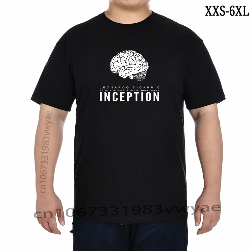 

Edongquwe Men Classic T-Shirt Inception Black Simple Style