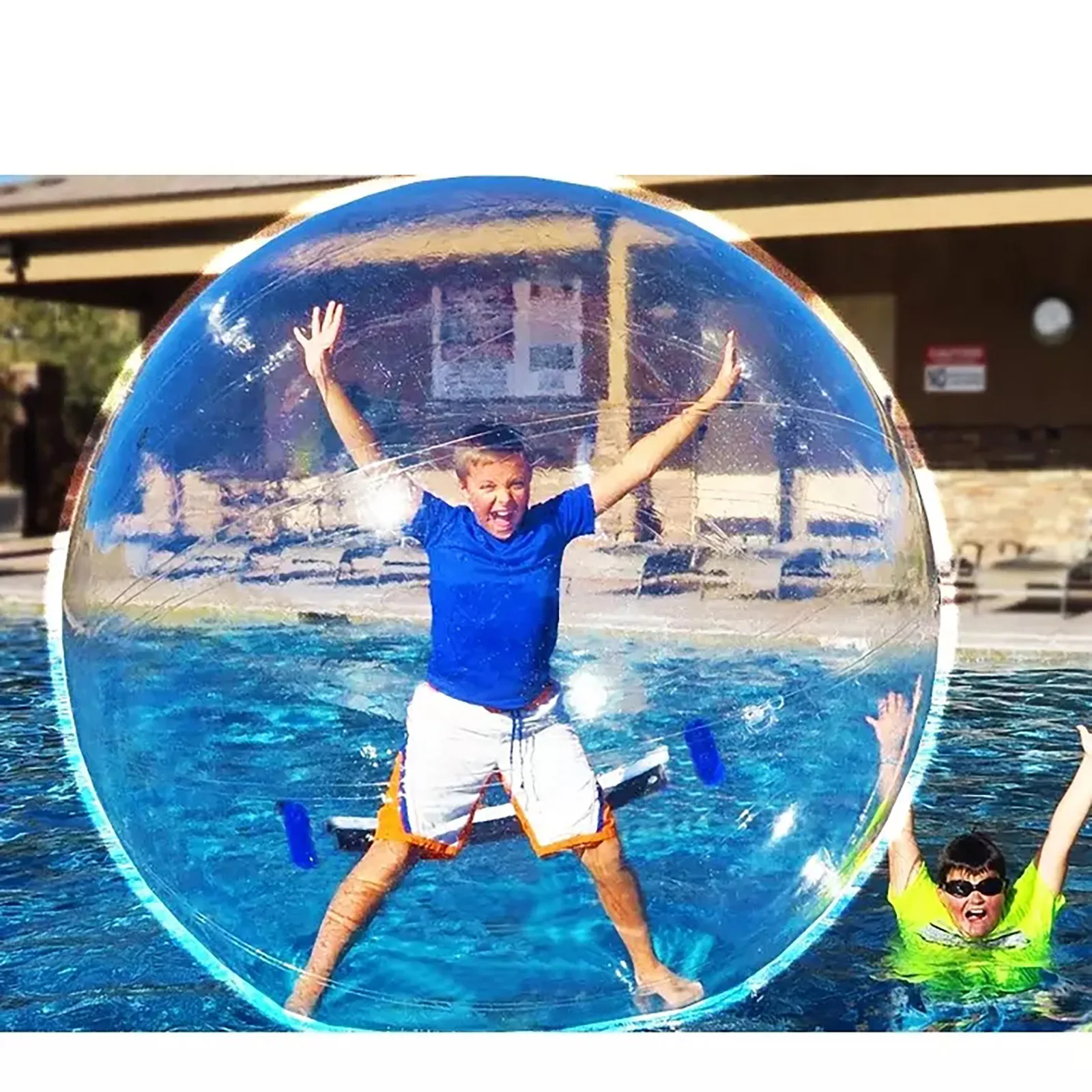 Детский мягкий воздушный шар наполненный водой надувной игрушка веселая