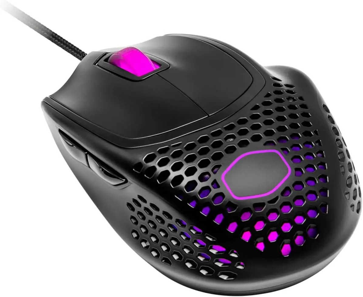 

NEW Mouse Gamer MM720 Matte Black RGB Ultraleve Sensor PixArt PMW3389