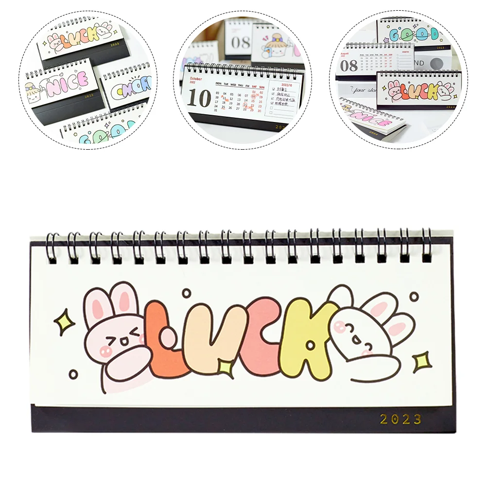 

Small Office Lovely Practical Calendar Decoration Tabletop Calendar Desk Calendar for Office Decor Present Home