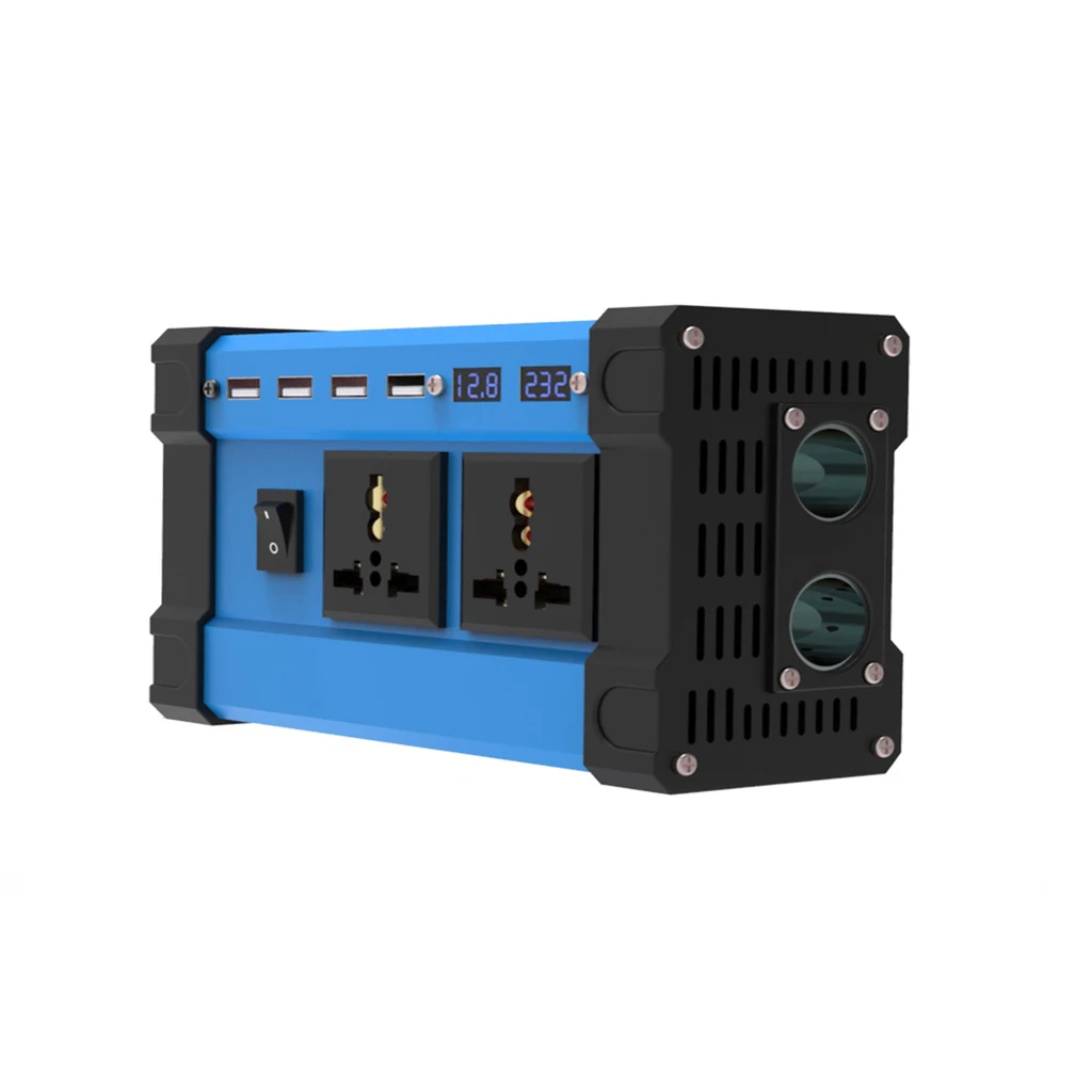 

Автомобильный инвертор напряжения с 4 USB-портами, 4000 Вт