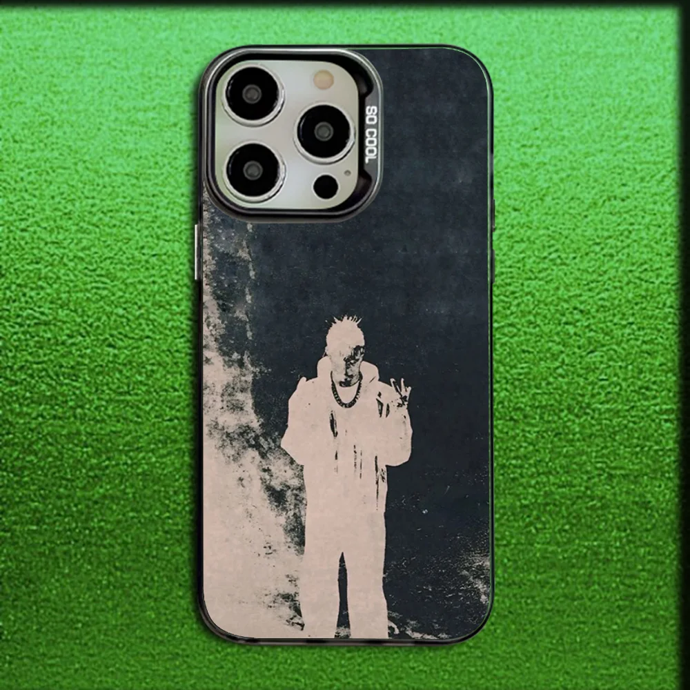 Gervonta P-Peso Pluma Phone Case For iPhone 16,15,14,13,12,11,Mini,Pro,MAX Gray Matte Silicone Black Cover (art.: 3920cd2f8490f) - 3920cd2f8490f