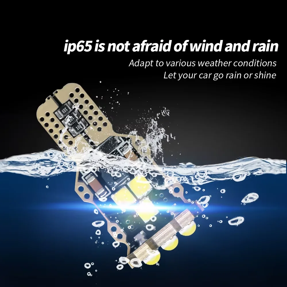 2 шт. Canbus без ошибок T15 W16W светодиодная лампа заднего хода 3030 9SMD автосигнальная