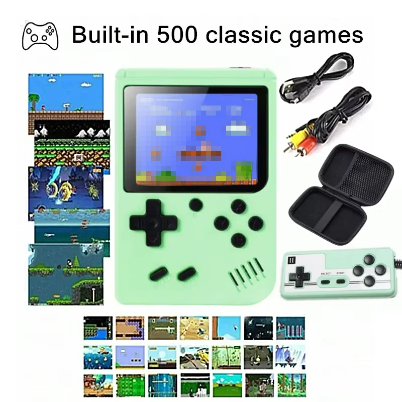 Встроенная 500+ классических игр 5-дюймовая аркадная ретро-консоль для ТВ-видеоигр