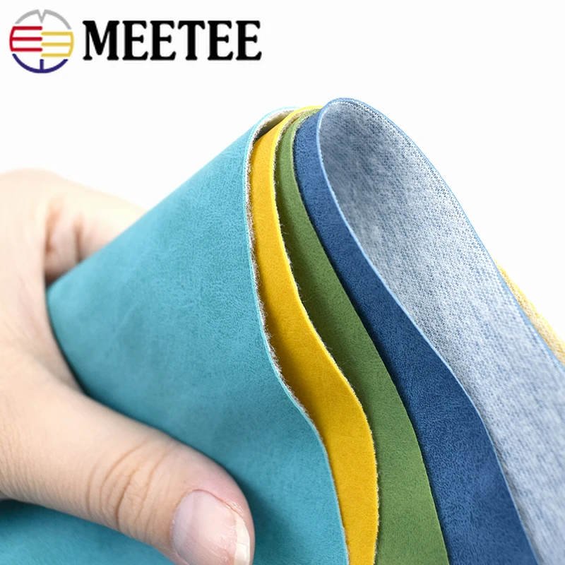 0 7 x см Meetee толщиной мм ткань из искусственной кожи ПВХ для ноутбука багажа сделай