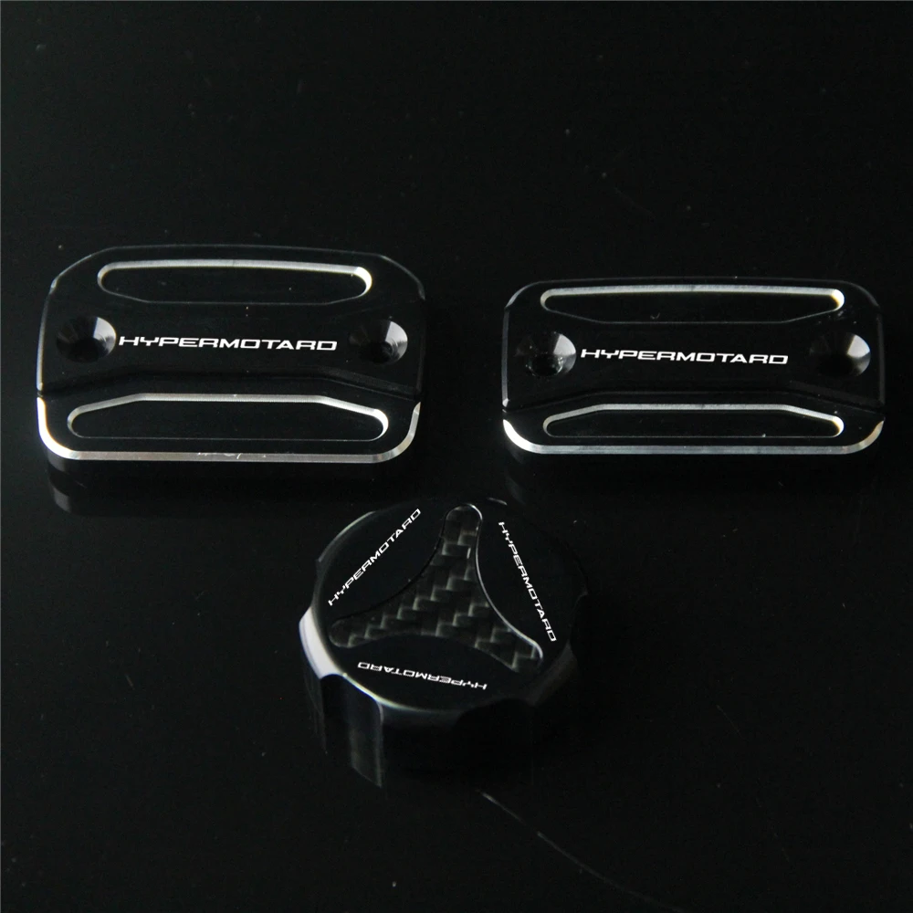 

For Ducati Hypermotard 939 2016-2017 Motorcycle Front Rear Brake Clutch Cylinder Fluid Reservoir Cover