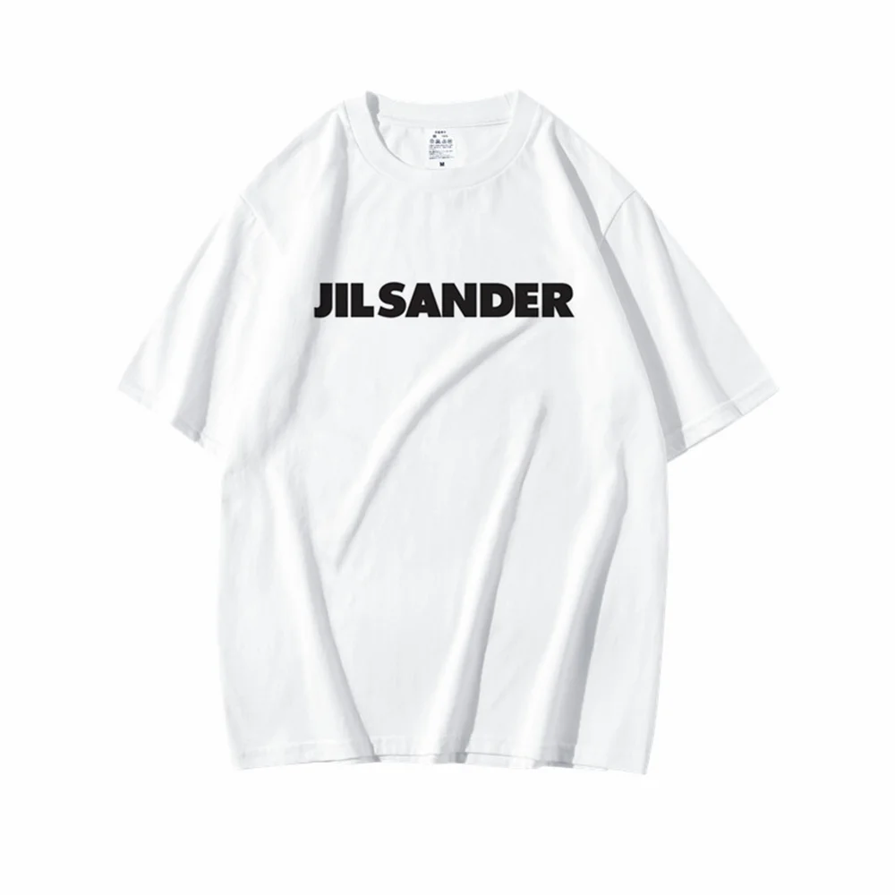 

Высококачественные футболки Jil Sander из хлопка с рисунком из аниме, для мужчин и женщин, стиль хип-хоп