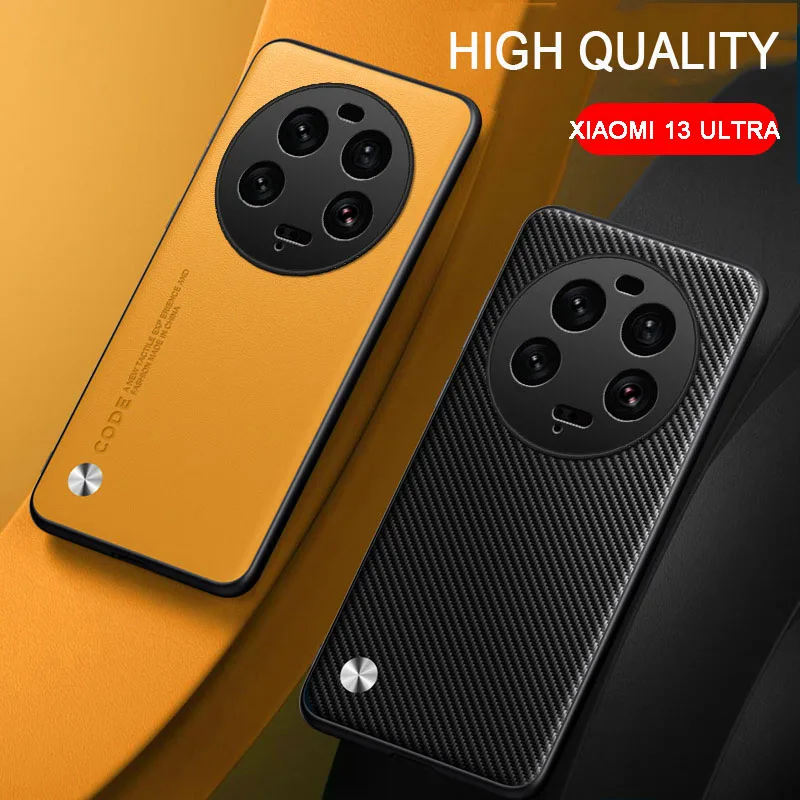

For Xiaomi 13 Ultra 5G Plain Leather Case TPU Pure Color Cover Shockproof Phone Case for Xiaomi 13/Xiaomi 13 Pro/Xiaomi 13 Lite
