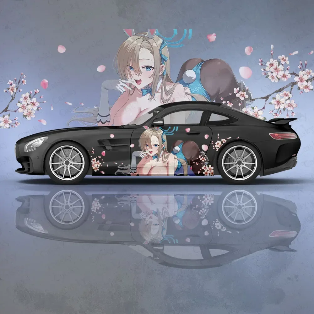 Ichinose Asuna сексуальные аниме девушки наклейки на кузов автомобиля Itasha виниловая