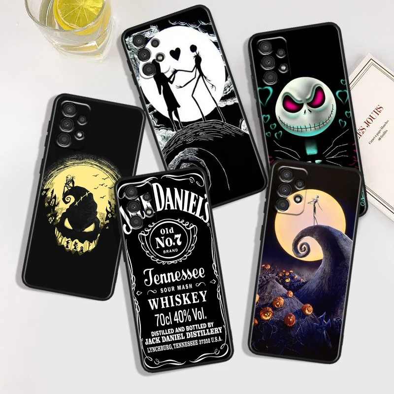 

Nightmare Christmas Disney Jack For Samsung A54 A53 A52S A34 A33 A73 A72 A32 A24 A23 A22 A14 A13 A03S 5G Black Phone Case
