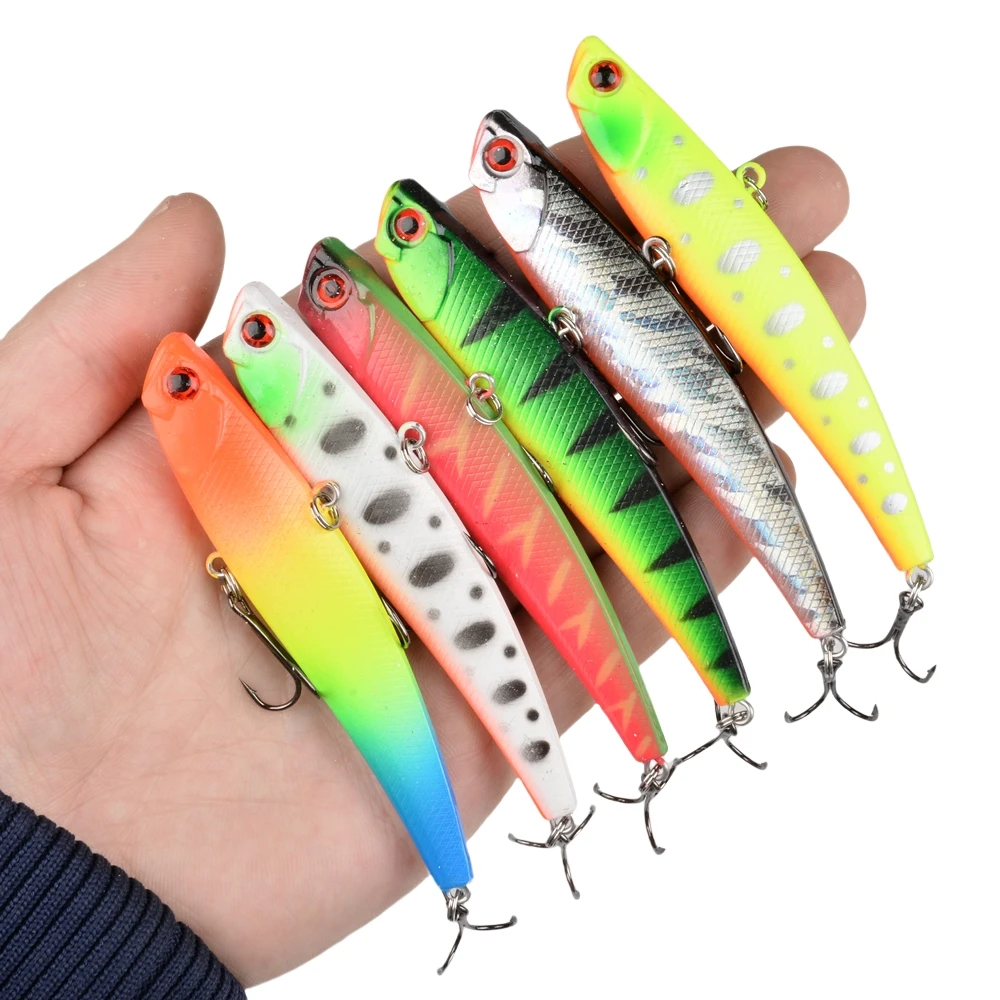 Рыболовные приманки VIB 95 мм длинная жесткая приманка Rattlin тонущая искусственная