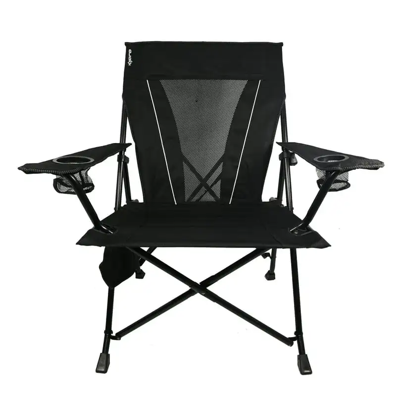 

Dual Portable Camping and Sports Adult Chair, Vik Black