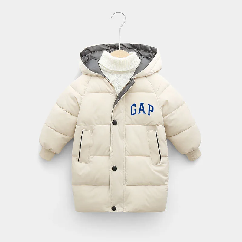 

2022 New Children's Down Jacket Jacket Girls Winter Jacket Cotton Velvet Toddler Boys Clothes Brand GAP Fashion Children Snow Su