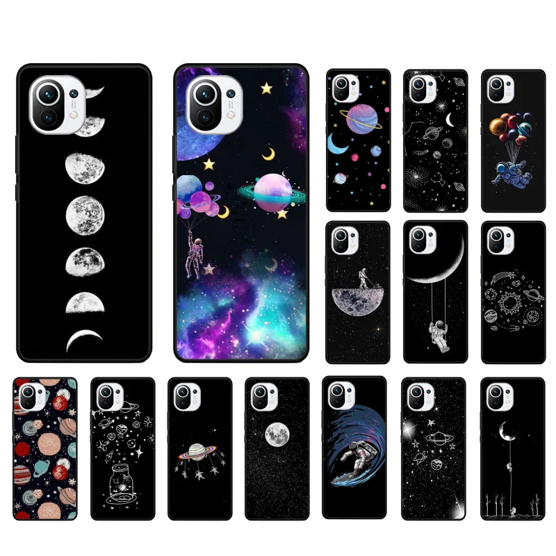 

Moon Astronaut Phone Case for Xiaomi 12 Mi 10T 11T 11 Pro 10 10T 11 lite 10pro 11Ultra Poco X3 Pro Poco F3 M3