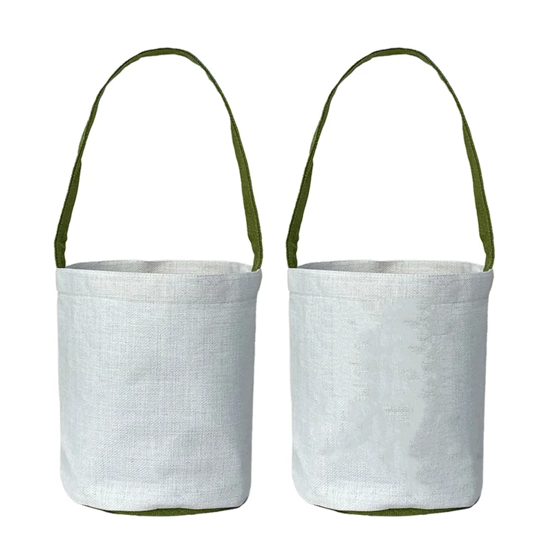 Сублимационная пустая Льняная сумка-тоут Пасхальная сумка для хранения игрушек