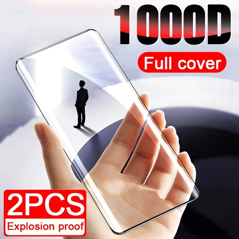 

2Pcs Full Cover Protective Glass For Huawei P40 P30 P20 Pro Lite Screen Protector For Huawei Mate 20 30 Lite Tempered Glass