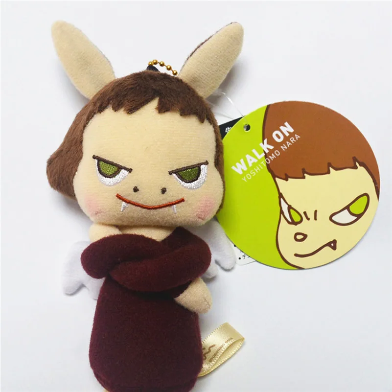 

3pcs Yoshitomo Nara Plush Doll Stuffed Chain new Couples Bag Pendant