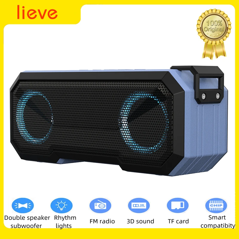 

Bluetooth-Колонка Boom box, 3000 мАч, 12 часов воспроизведения