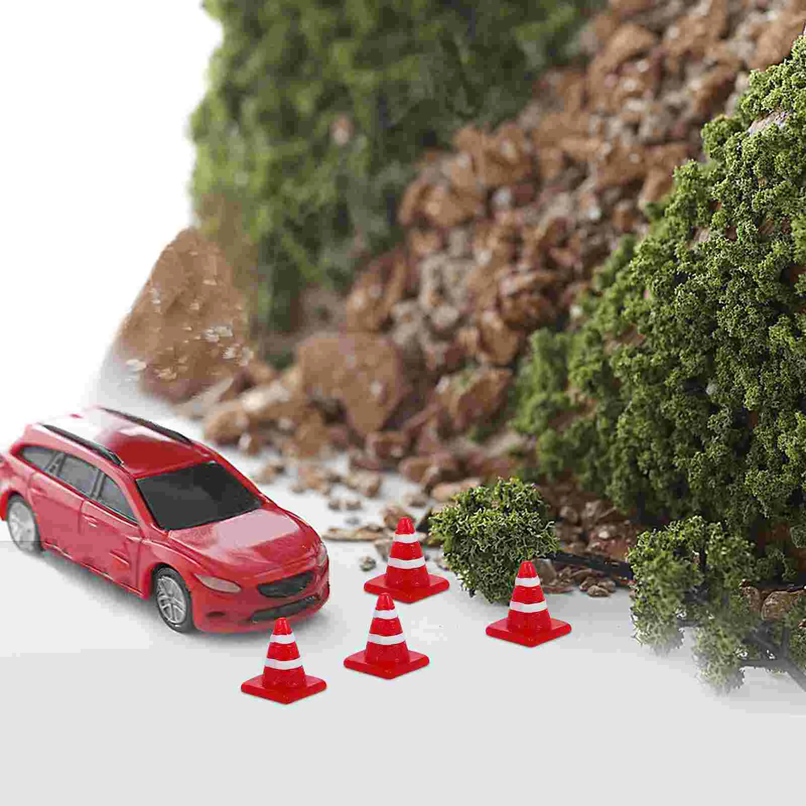 20 шт. дорожные конусы украшения мини-мусорный бак строительные мультяшные