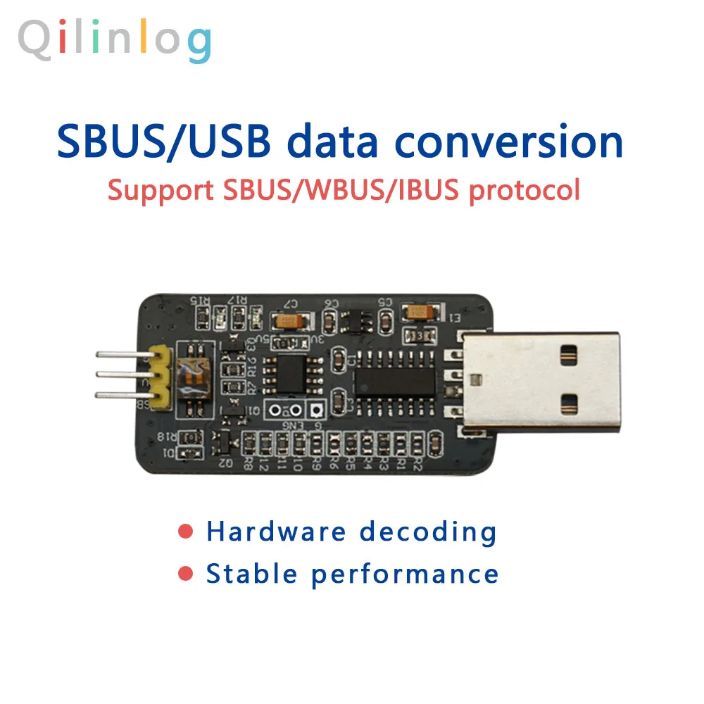 SBUS to USB Conversion Module,USB TO SBUS,SBUS to USB,Suitable for standard SBUS WBUS IBUS protocol flight control