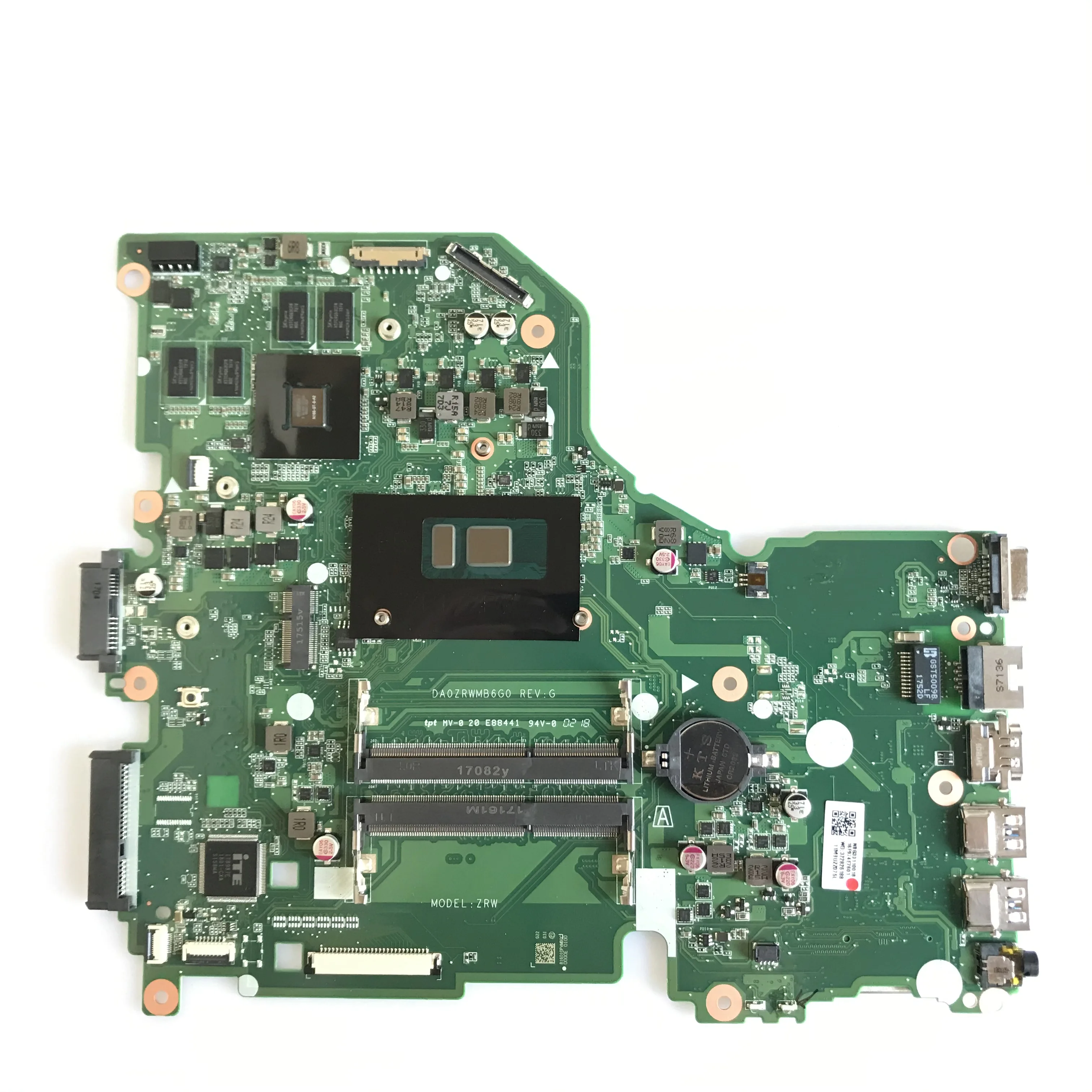 Материнская плата DA0ZRWMB6G0 REV:G для Acer Aspire E5-574 E5-574G F5-572 V3-575 V3-575G материнская ноутбука