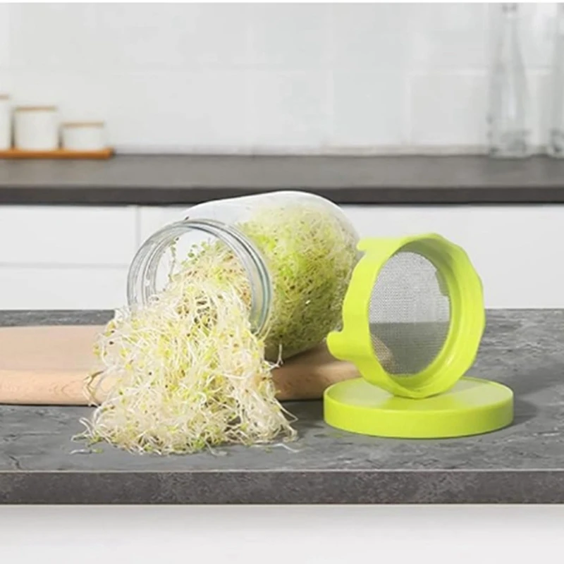 Сетчатая крышка для ростков пластиковая проращивания семян банка пластиковое