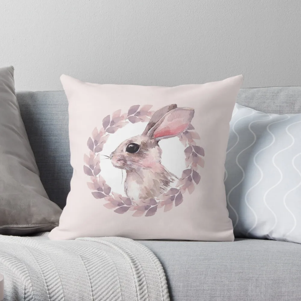 

Bunny Throw Pillow Pillow Case Polyester Home Decora Pillowcases Throw Pillow Case kussensloop almohada poszewka