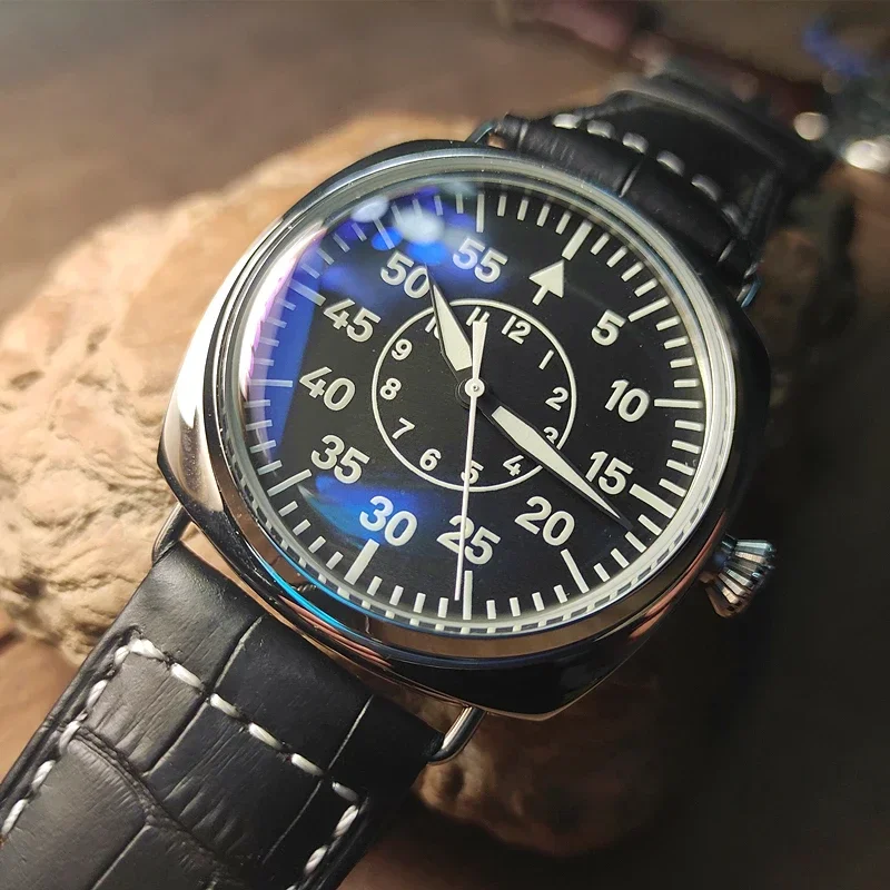 

Watch for Men Jinggong Vh31 Stopwatch Pointer Waterproof Strong Luminous Watch Automatic Saphire Pilot Watch 5Bar