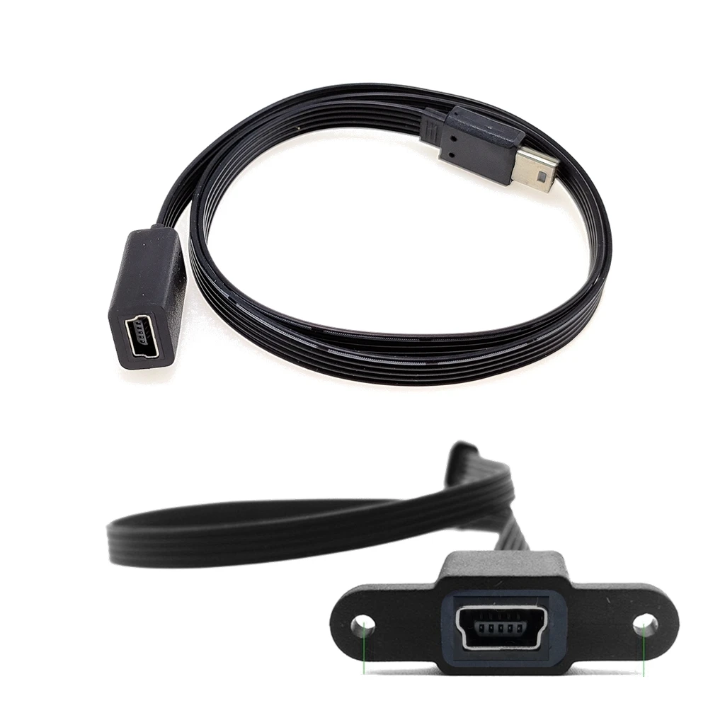 

5CM 10CM 20CM 30CM 50CM MINI USB 5 pin Plug to socket Data Sync Charger Extension Cable For the car recorder GPS Navigator