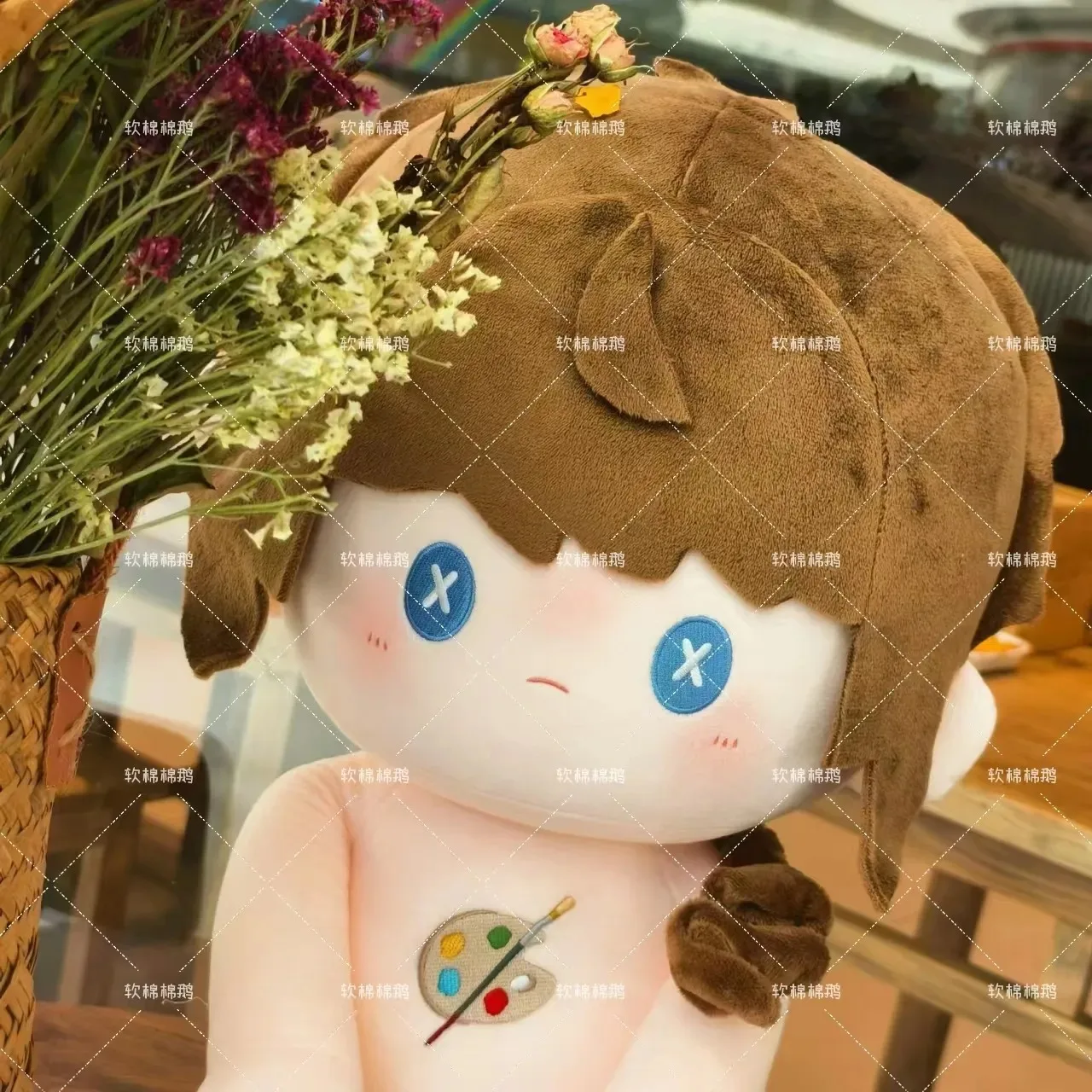 40 см аниме личность Эдгар валден косплей мультяшное платье сидение осанка мягкая