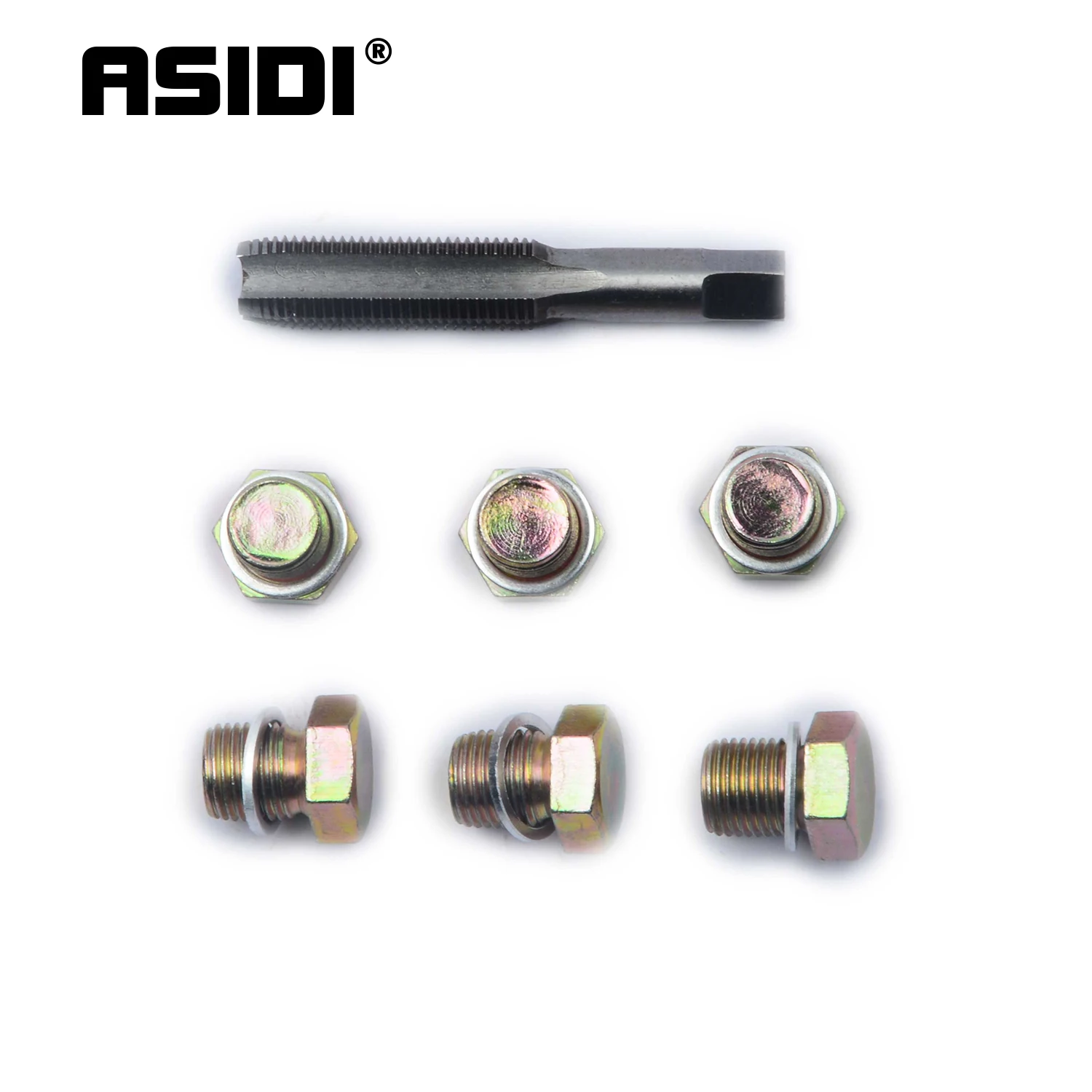 Набор для ремонта резьбы масляного поддона 7 шт. автомобильный сливной