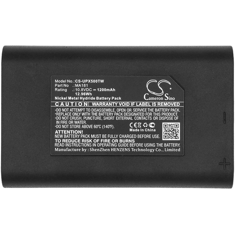 

Cameron Sino 1200mA Battery for Uniden APU52D,APX500,CNC4H,HH152D,HH152D6,HH156D6,HH2500,HH400,P4W,P4W6,P4W7 APX500,YV11C1-A