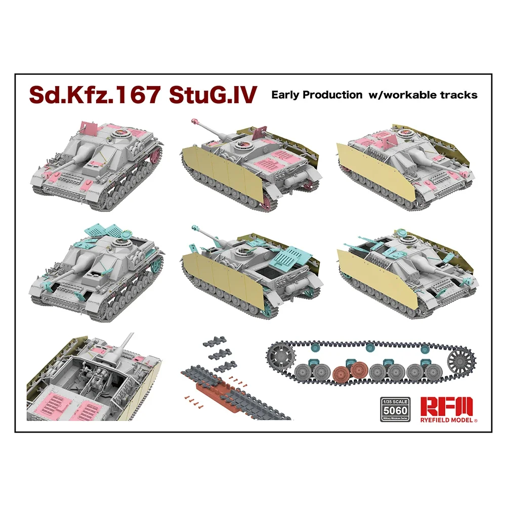 [Модель Райфилда] RFM RM-5060/2025 1/35 Sd.Kfz.167 StuG.IV Раннее производство