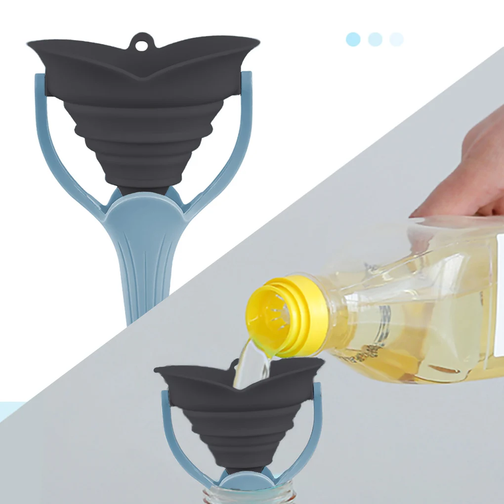 

Кухонная Воронка Складная Силиконовая гелевая емкость складной выдвижной домашний силиконовый жидкий инструмент